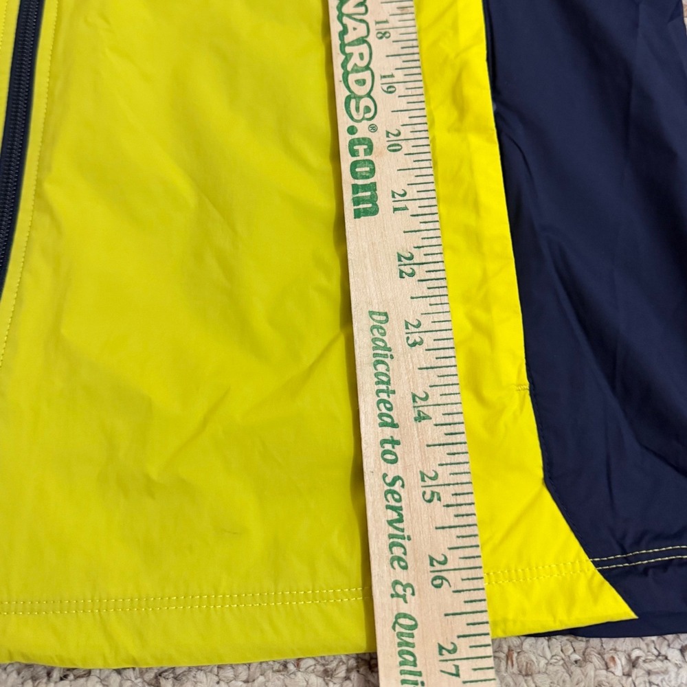 Greyson Colorblock Trailwolf Jacket Men Large Yellow Blue Ripstop Windbreaker - Picture 7 of 12